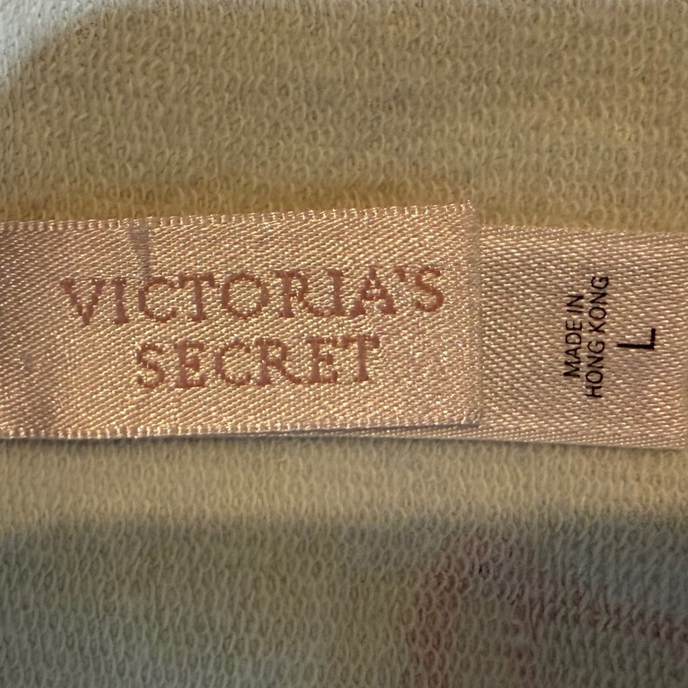Vintage Victoria Secret Pink Skull & Bones Zip Hoodie Grunge Princess L Y2K PUNK - Picture 9 of 11